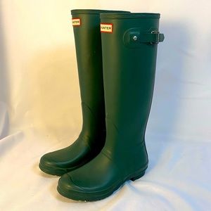 Hunter Original Matte Green Tall Rain Boots